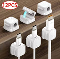 Magnetic Cable Clip Under Desk Cable Management Adjustable Cord Holder Wire Organizer And Cable Management Wire Keeper