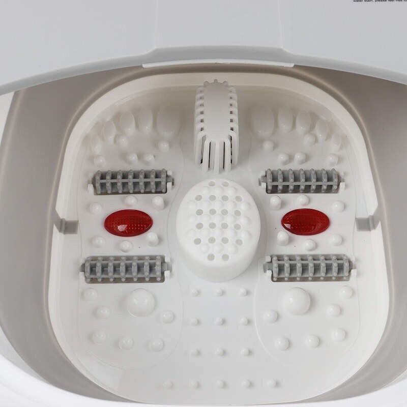 Electric Infrared Foot Massager Wet Bath Spa Relax Therapy Pedicure Soothe